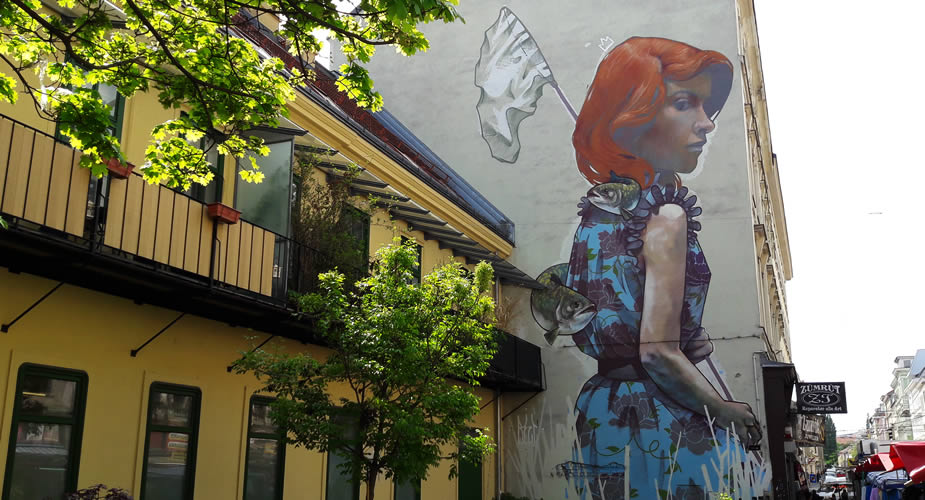 Fietsen in Wenen, street art in Wenen | Mooistestedentrips.nl