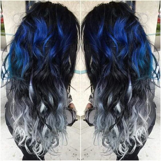  Dark Blue Hairstyles That Will Rise Up Your Look For Spring 2018 16