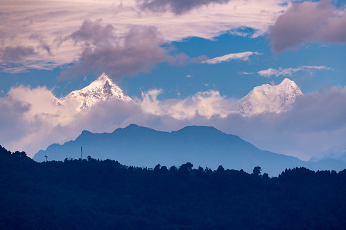 sikkimindia2018 kanchenjunga mountains gangtok sikkim india in