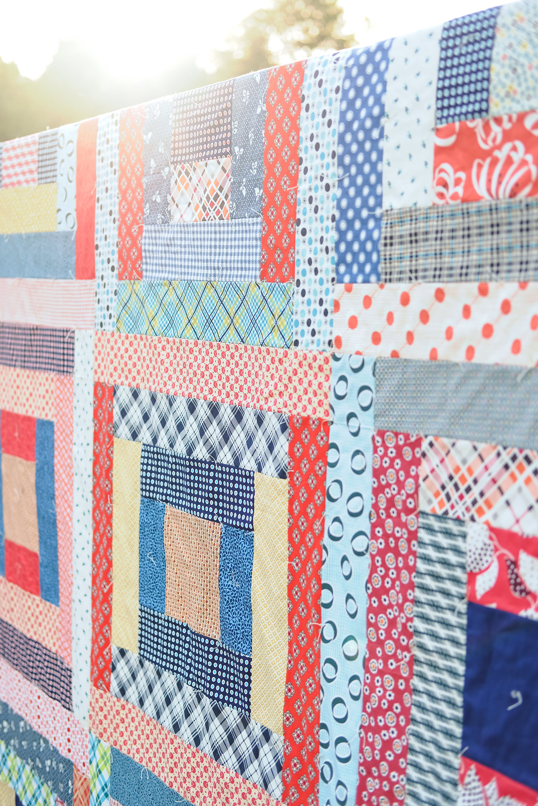 May Giant Block Picnic Quilt
