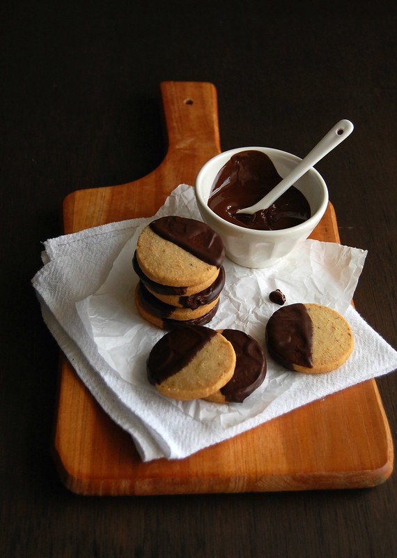 Biscoitos de amendoim e chocolate