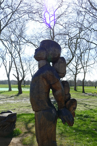 'Boy and Butterflies' by Carver Harvey, Regent's Park