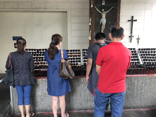 Praying at Santa Clara,  June 12, 2018
