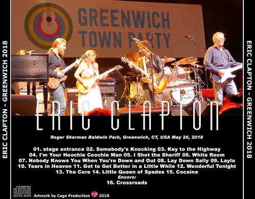 Eric Clapton-Greenwich 2018 back