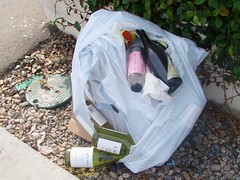 LA Regional Connector - Abandoned Wine Bottles