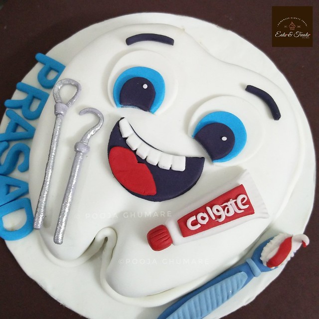 Tooth Cake by Pooja Ghumare of Eats & Treats