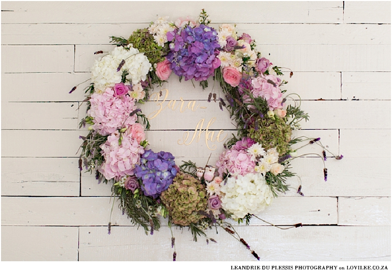 Flowers, floral wreaths and flower crowns at this baby shower