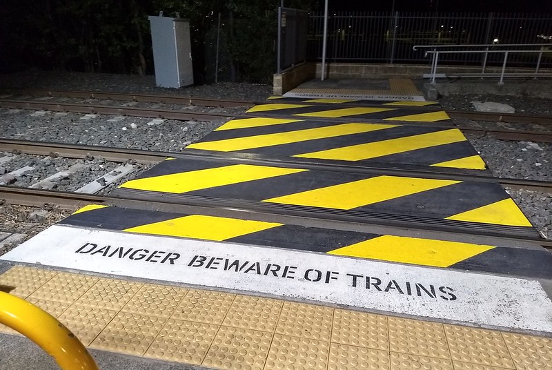 Sydney L1 light rail warning