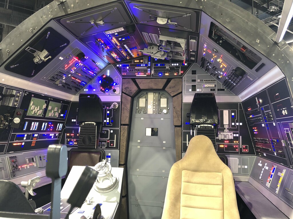 millennium falcon cockpit panels