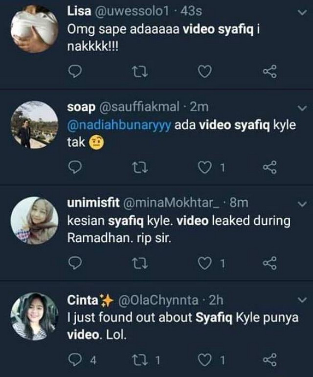 Betul ke Video Syafiq Kyle Beronani Tersebar