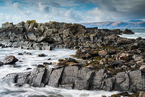 seil island scotland coast rock rocks rocky