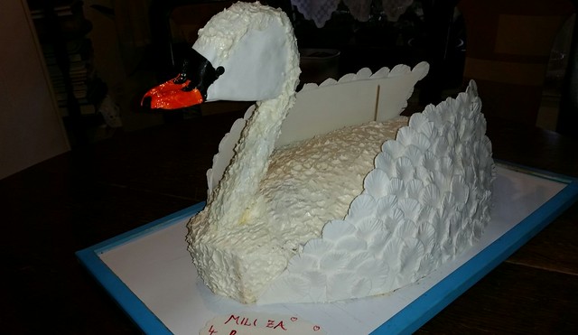 Swan Cake by Sandra Vaupotič