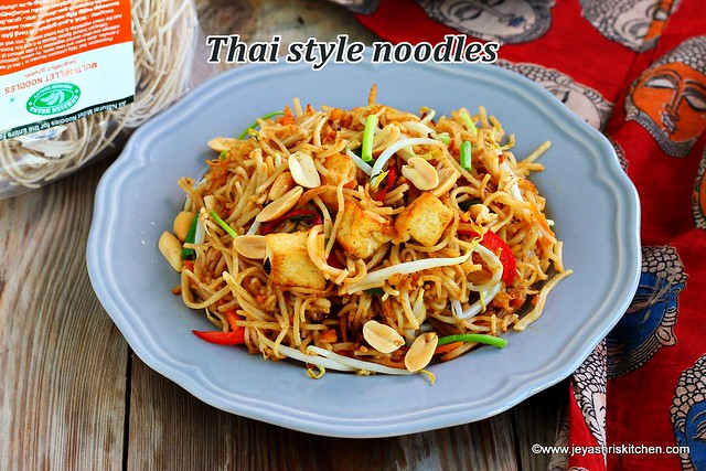 Pad thai noodles