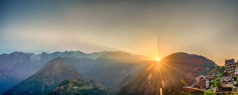 Sunrise in the himalayas