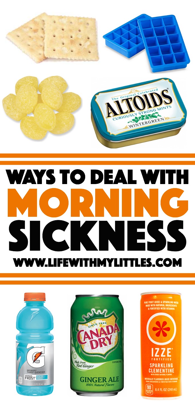 These 9 ways to deal with morning sickness are great tips! They are easy and can really help if you're suffering from morning sickness in the first trimester!
