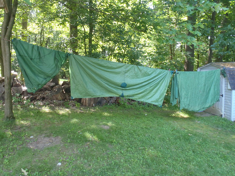 Tyvek tent footprint "KIT" w/ 4 UL Grommet Tabs fits Kelty Discovery 4 