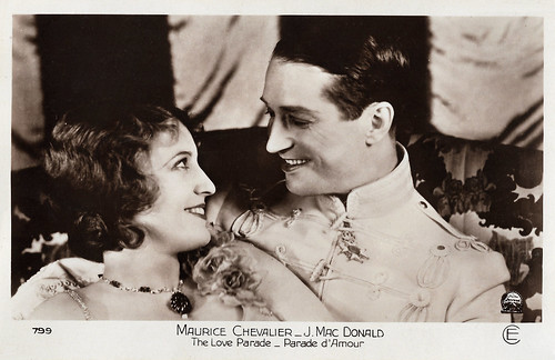 Jeanette MacDonald and Maurice Chevalier in The Love Parade (1929)