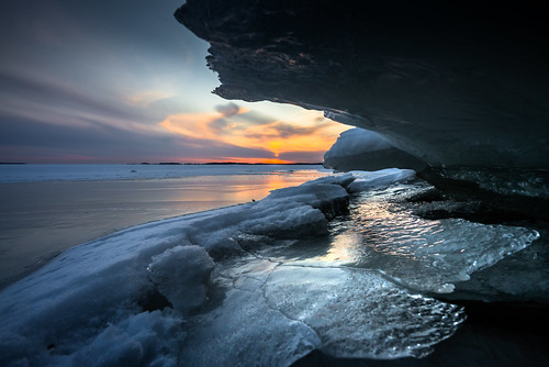 jyrki salmi mussalo kotka finland sunset ice