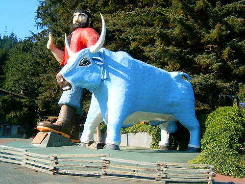 california blue paul 2006 babe ox pete redwoods 500views bunyan pete4ducks peteliedtke
