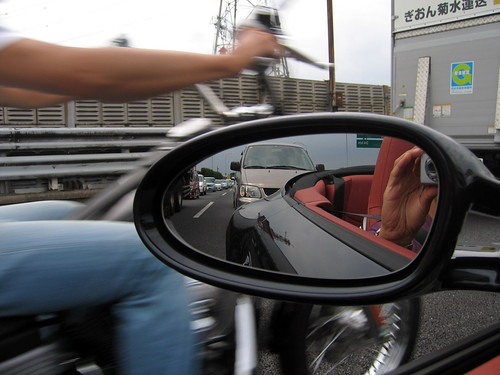 travel japan geotagged tokyo mirror highway porsche 日本 sideviewmirror honshū vogonpoetry geo:lat=35804449 geo:lon=138353576