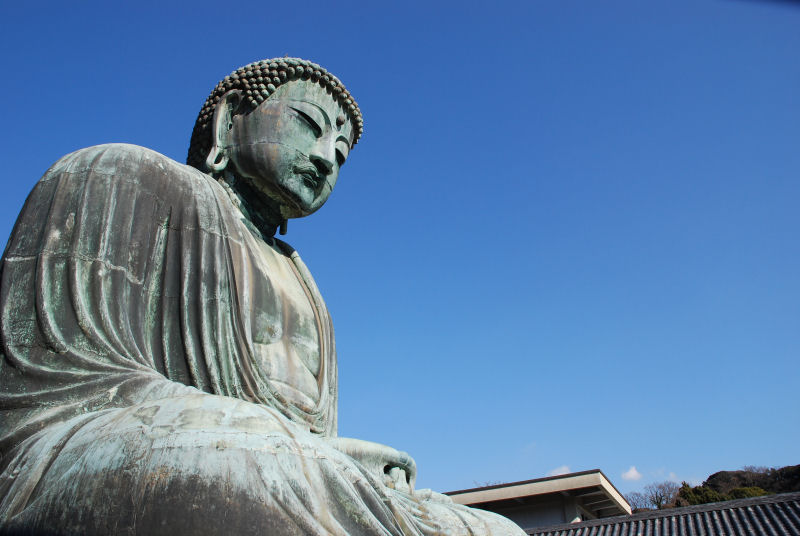 鎌倉大仏 : Great Buddha in Kamakura