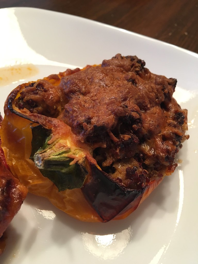 Turkey Stuffed Peppers with Malaysian Palm Oil