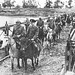 ROMÂNIA (anul 1941). Cavaleria Română trece râul Prut în campania de eliberarea a Basarabiei și Bucovinei de sub ocupația sovietică.