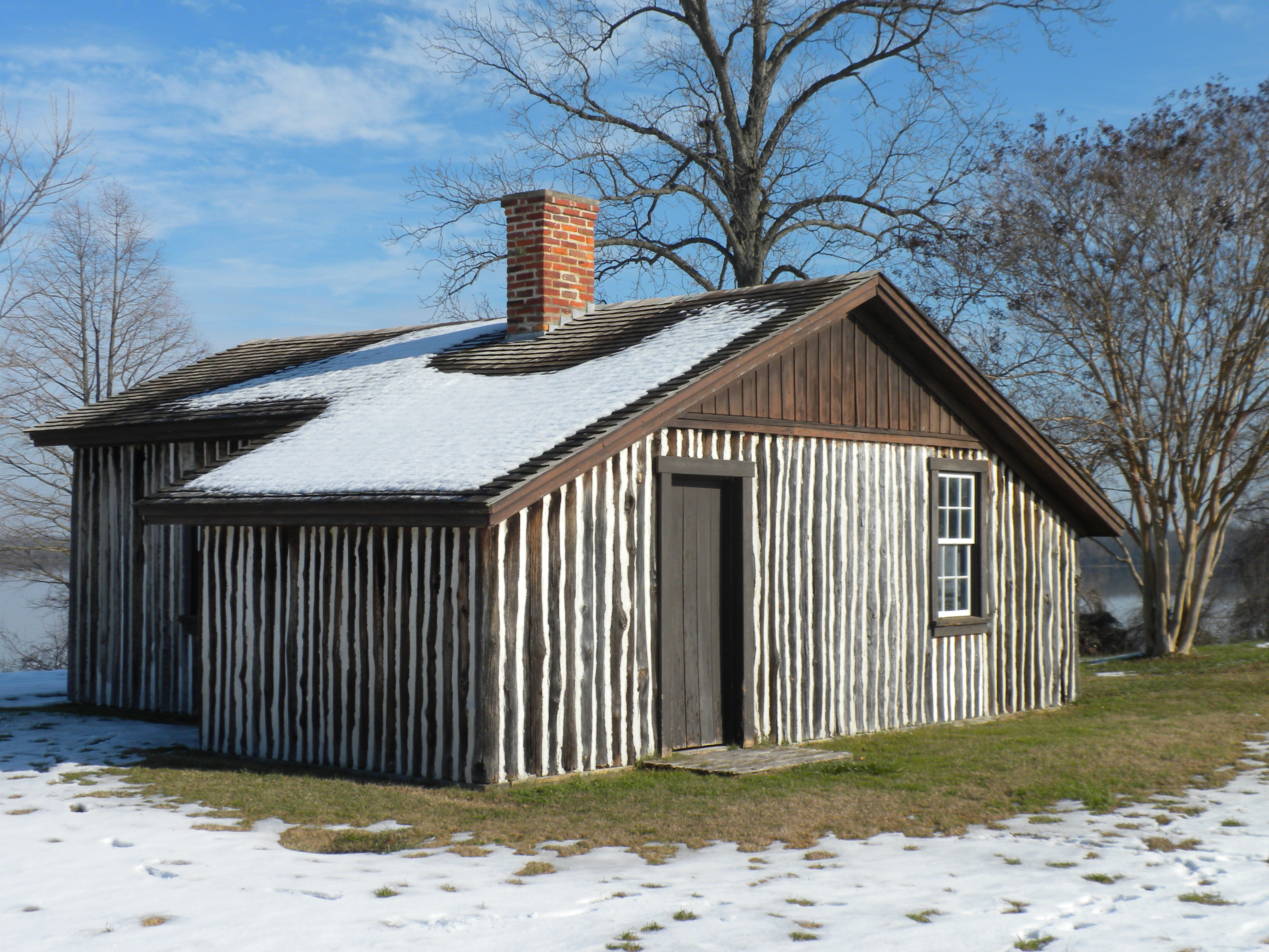 Cabin used by General Ulysses S. Grant during the Siege of Petersburg at City Point, Virginia.