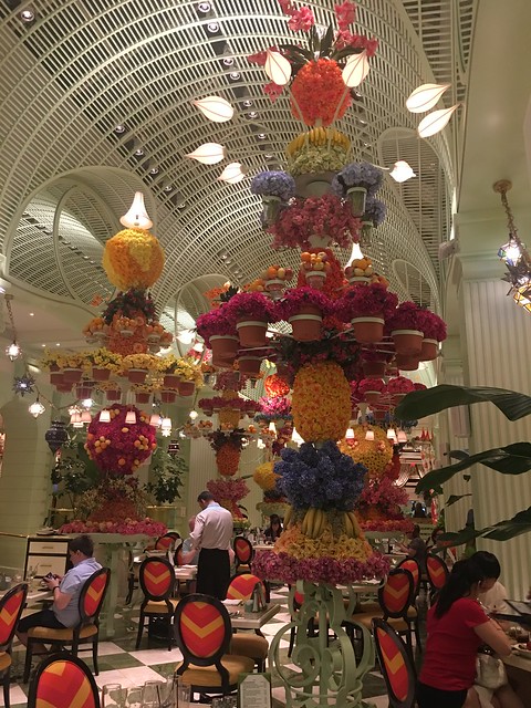 The Buffet, floral decor`