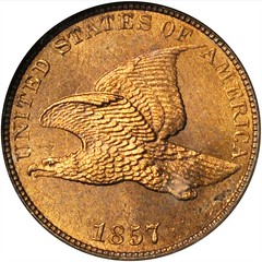 1857 Flying Eagle Cent obverse