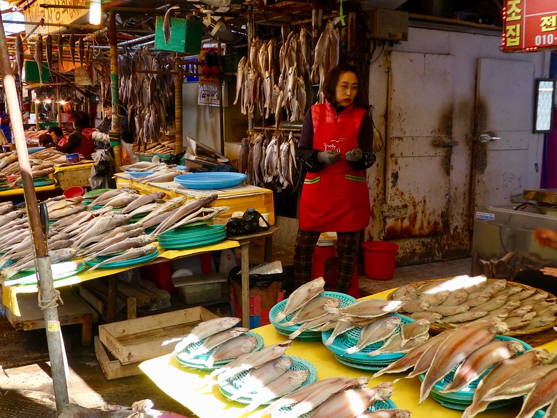 Jagalchi Fish Market, Nampo, Busan