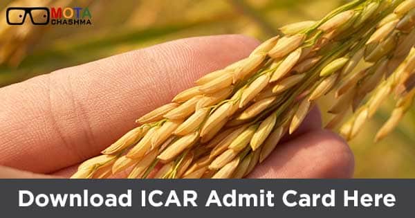 icar e admit card 2018 released on 15 june download icar admit card