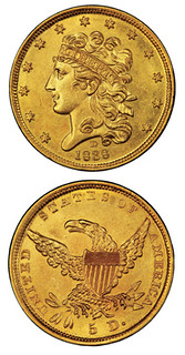 1838-D Half Eagle