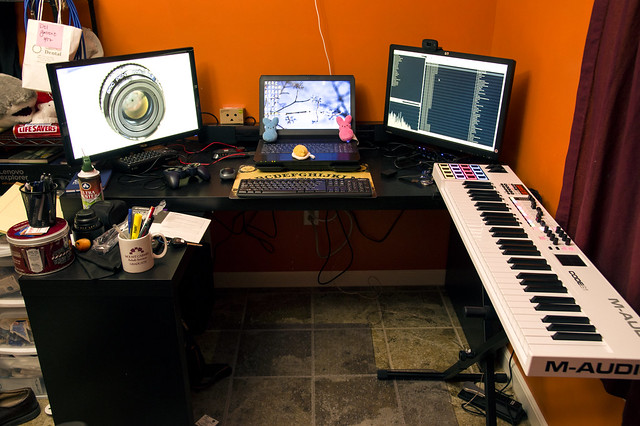 April 14 - The new workstation
