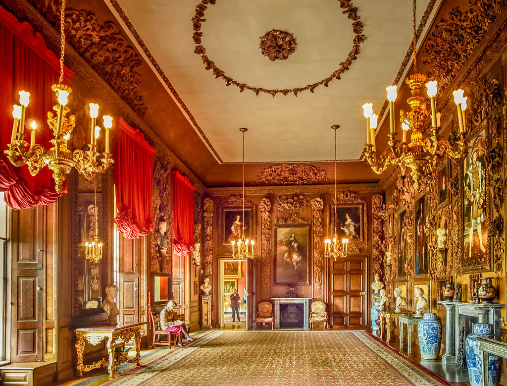 The Carved Room of Petworth House in East Sussex. Credit Anguskirk, flickr