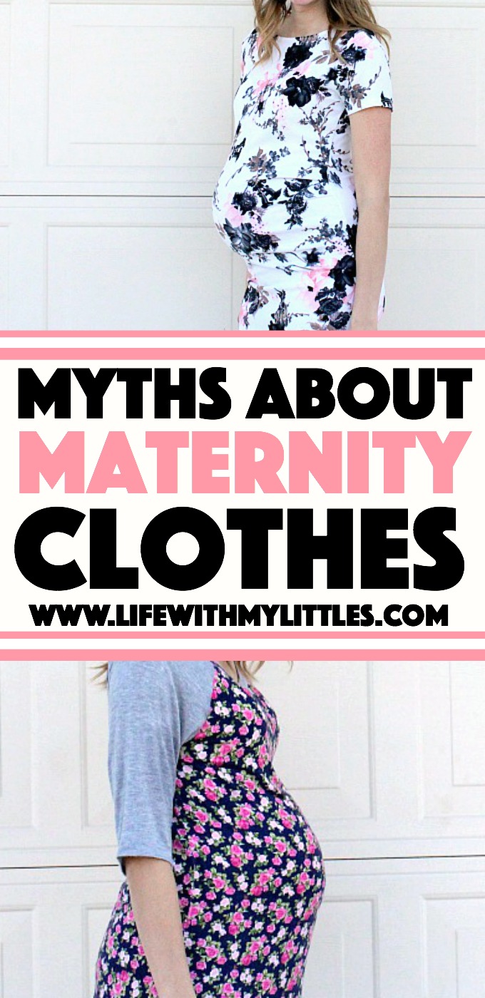 Think maternity clothes are a waste of money? Guess again! This pregnant mama tells you 6 myths about maternity clothes, why each one is false, and where to get cute, affordable maternity clothes! 