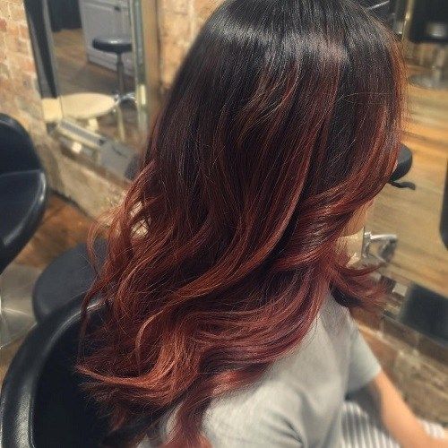 Fashionable Mahogany Hair Color Ideas For Woman 4