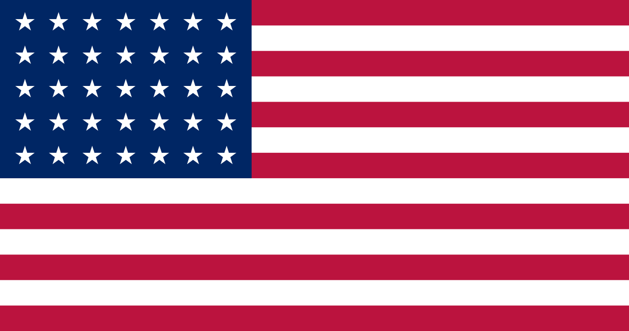 Flag of the United States of America, 1863-1865 (35 stars)