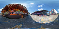 at midday in the graffiti world (360 x 180)