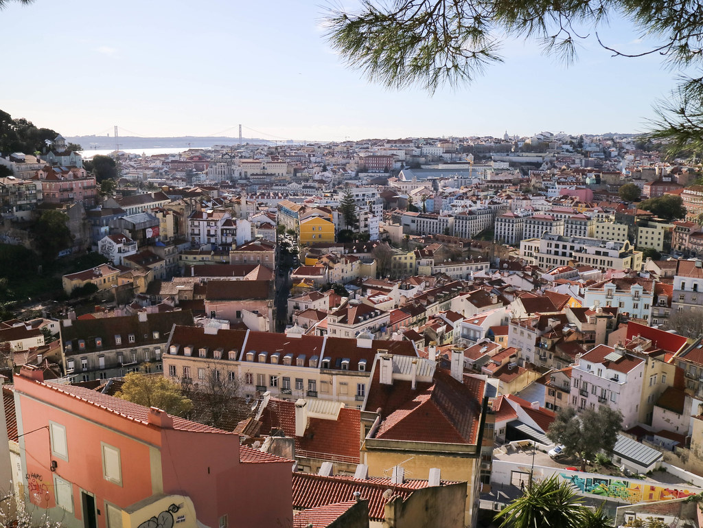 Mirador da Gracia en Lisboa