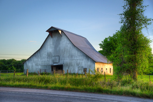unionvilletennessee tennessee middletennessee smalltownusa usa unitedstates rural farm barn metalbarn agricultural storage green sunset endoftheday wirefence gate metal countryroad hdr 3xp highdynamicrange photomatix photoshopcc photoshop unincorporatedcommunity bedfordcountytennessee nikon nikond600 d600 allrightsreserved denisetschida blue bluesky clearsky grass road pavement backroads tree trees sky geotagged