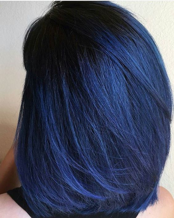  Dark Blue Hairstyles That Will Rise Up Your Look For Spring 2018 9