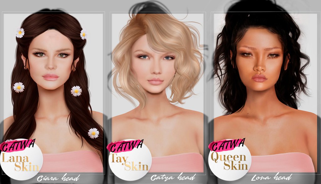 are you ready for this amazing celebrity inspired skins by roanhausen for catwa?