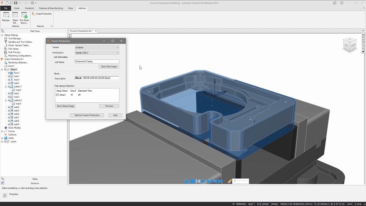 Working with Autodesk FeatureCAM 2019 full license