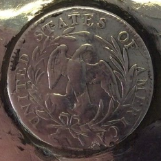 1796 ladle coin reverse