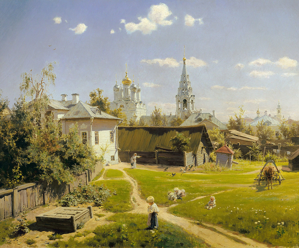 Василий Поленов «Московский дворик», 1878 г.