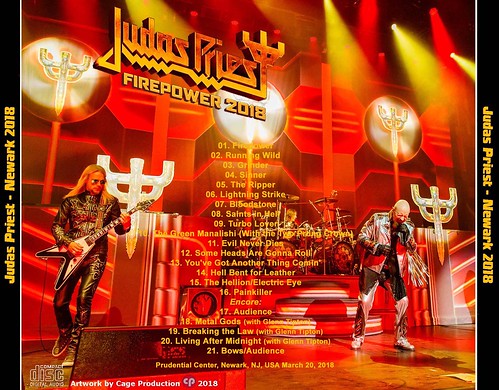 Judas Priest-Newark 2018 back