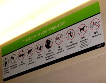 Tram prohibitions