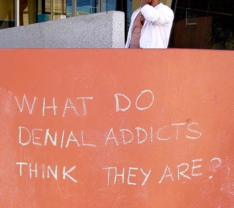 WHAT DO DENIAL ADDICTS THINK THEY ARE?