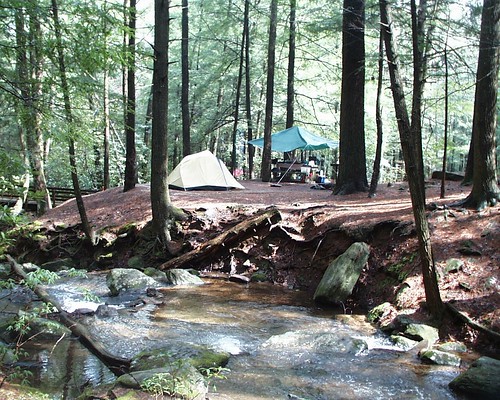 camping usa ga georgia stream tent r campground vogel vogelstatepark